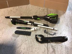 PRO 10 in. 60V Battery Cordless Pole Saw with 2.0 Ah Battery and Charger by Greenworks Customer Returns See Pictures