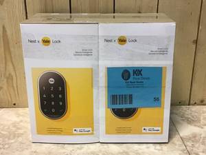 Lot of 2 Nest X Yale Lock Smark Lock Customer Returns See Pictures