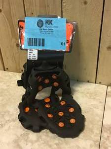 TREX Mens S Black Performance One-Piece Ice Traction Device by Ergodyne Customer Returns See Pictures