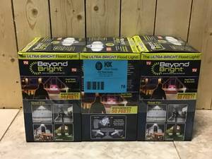 Lot Of Beyond Bright 7.5 in. x 4.25 in. 6000 Lumens Single Pole Occupancy LED Flush Mount Motion Activated Garage Light Customer Returns