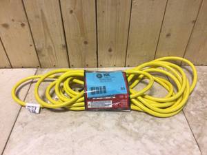 25 ft. 123 Extension Cord, Yellow by Husky Customer Returns See Pictures