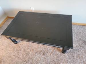 lot 57A image: Black Traditional Coffee Table