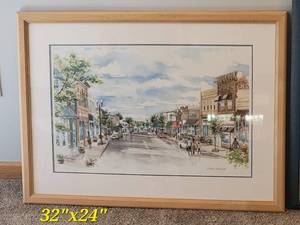 lot 135 image: Excelsior MN Wall Art