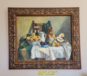 lot 30 image: Still Life Original Oil