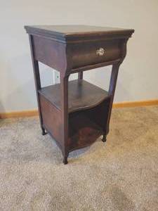 lot 157 image: Vintage Linen Room Side Table