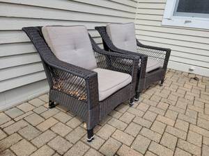 lot 68 image: Patio Armchair Pairing