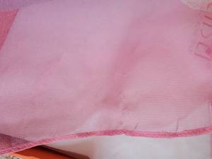lot 202 image: 100% Wensli Sheer Colorful Scarf with box