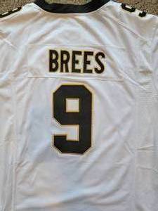 lot 37 image: Saints Jersey  Drew Brees, size L NWT