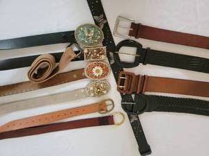 lot 207 image: Big Bold Collection of Belts with Buckles
