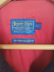 lot 230 image: Vintage Pendleton Beaver State Wool Jacket  Size M