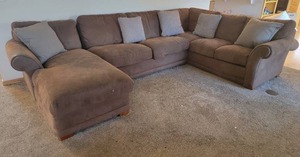 lot 25 image: Ultra-Comfortable Plush Sectional