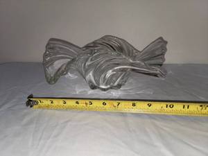 lot 44C image: Mikasa Swirl Crystal Bowl Center Piece