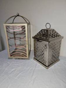 lot 44D image: Alloy Dcor Lanterns