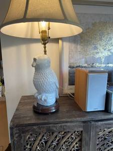 lot 310 image: Charming Owl Table Lamp