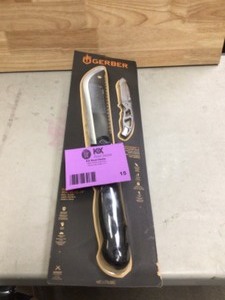 GERBER BUNDLE GATOR MACHETE JR DUAL BLADE SHEATH & PARAFRAME CLIP FOLDING KNIFE open box