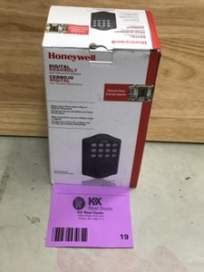 Honeywell Electronic Keypad Oil Rubbed Bronze Single Cylinder Deadbolt Lock Open box