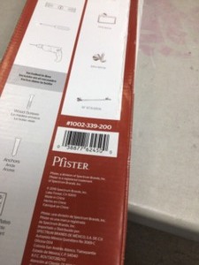 Pfister Brea 24 in. Towel Bar in Brushed Nickel Open box
