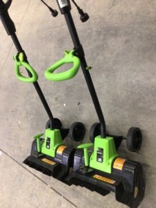 Earthwise 16 in. 12 Amp Corded Electric Snow Shovel 2 units open box