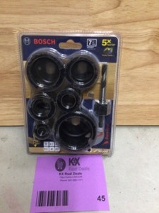 Bosch Daredevil Wood Hole Saw Set (7-Piece) Open box