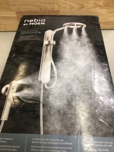 MOEN Nebia 1-Spray 8 in. Dual Shower Head and Handheld Shower Head with Magnetic Dock in Spot Resist Brushed Nickel Open box