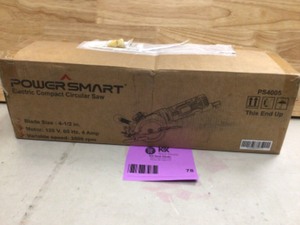 PowerSmart 4-12 in. 4 Amp Electric Compact Circular Saw