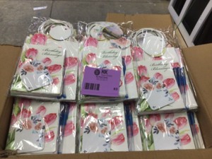 Lot inspirational cut cards and bag assortment open box