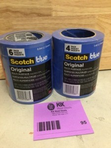 ScotchBlue 1.41 in. x 60 yds. Painters Tape (Value Pack, 4 RollsPack) 2 units