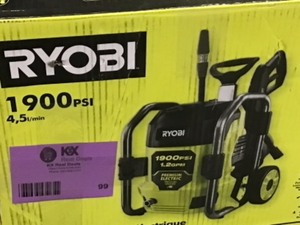 RYOBI 1900 PSI 1.2 GPM Cold Water Electric Pressure Washer Open box