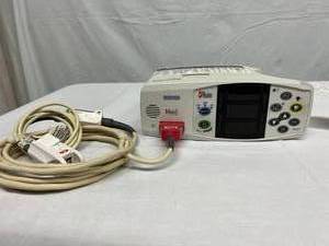 lot 4 image: WOW MSRP $5000 Masimo Set Rainbow Pulse Oximeter Rad 87 With Cables, Finger SPO2 Pulse Sensor Probe Horizontal - Excellent Working Condition Please See Attached PDF Manual For All This Oximeter can do...