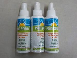 3 Spray Bottles Pain Spray...