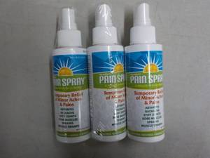 3 Spray Bottles Pain Spray...