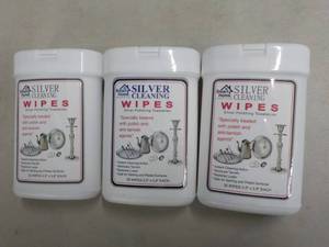 3 Silver Cleaning Wipes- 90 total...