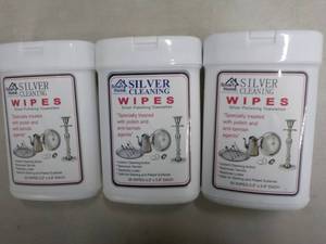 3 Silver Cleaning Wipes- 90 total...