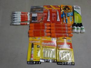 Correction Pens, glue and Hanitak...