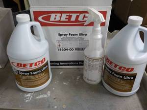 2 Gallon Jugs Betco Spray Foam Ultr...