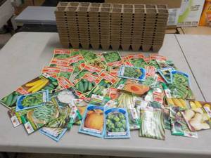 28 x 8 Jiffy Pots and 75 Garden See...