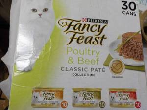 Case of Purina Fancy Feast 30 Cans ...