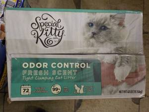 40 lb. Box Special Kitty Cat Litter...
