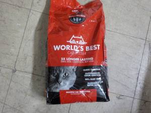 15 lb. Bag Worlds Best Cat Litter...