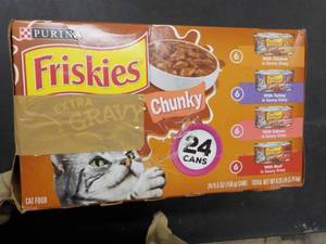 24 Cans Friskers Cat Food...