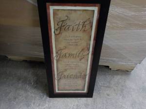 Faith, Family, Friend Framed Print ...