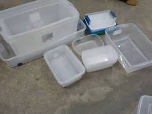 23 Storage Totes- No Covers...