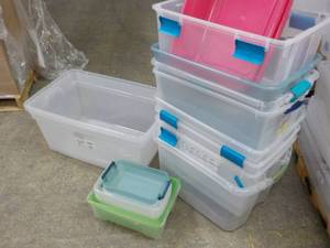 21 Storage Totes- No Covers...