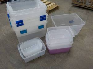 22 Storage Totes- No Covers...