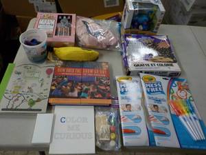 Books and toys...