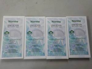 4 Packs Norme 60 Count CPAP Fillers...