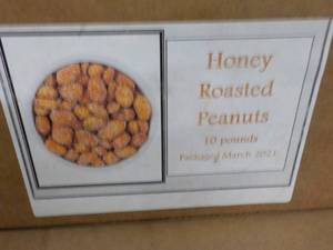 10 lb. Box Honey Roasting Peanuts...