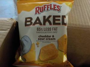 Case of Ruffles Baked Cheddar and S...