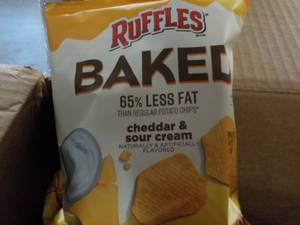 Case of Ruffles Baked Cheddar and S...