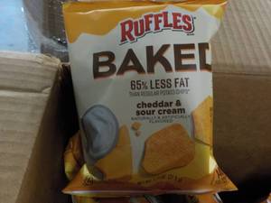 Case of Ruffles Baked Cheddar and S...